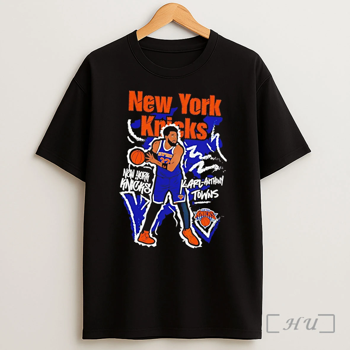 Officials New York Knicks Karl Anthony Towns Chalked Up Player Tee Premium Shirt Sweatshirt Tee