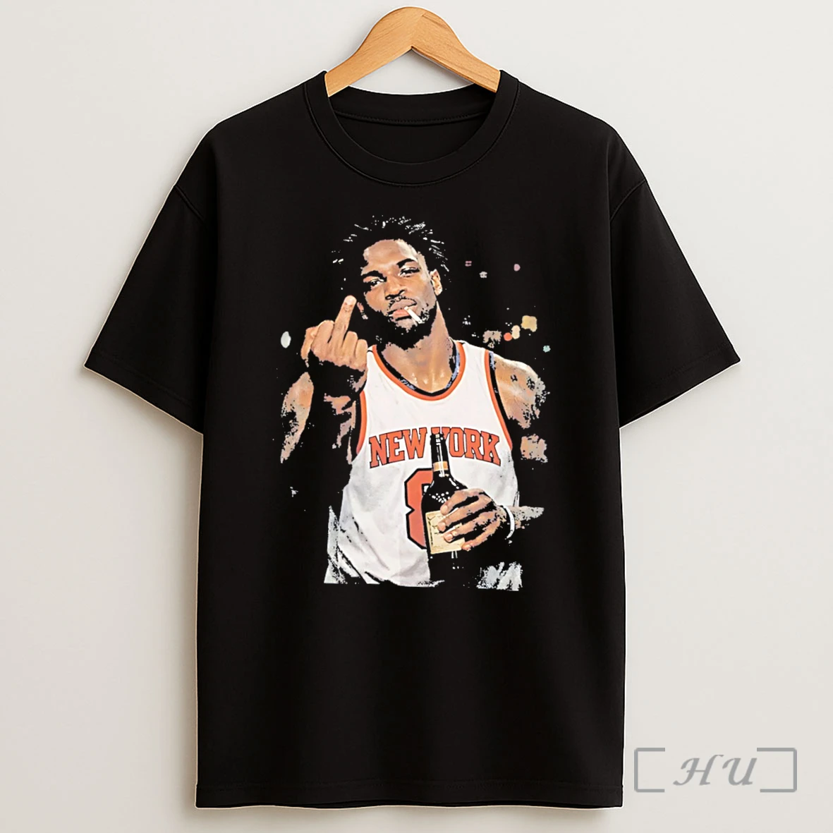 Officials New York Knicks Og Anunoby Middle Finger Tee Premium Shirt Sweatshirt Tee