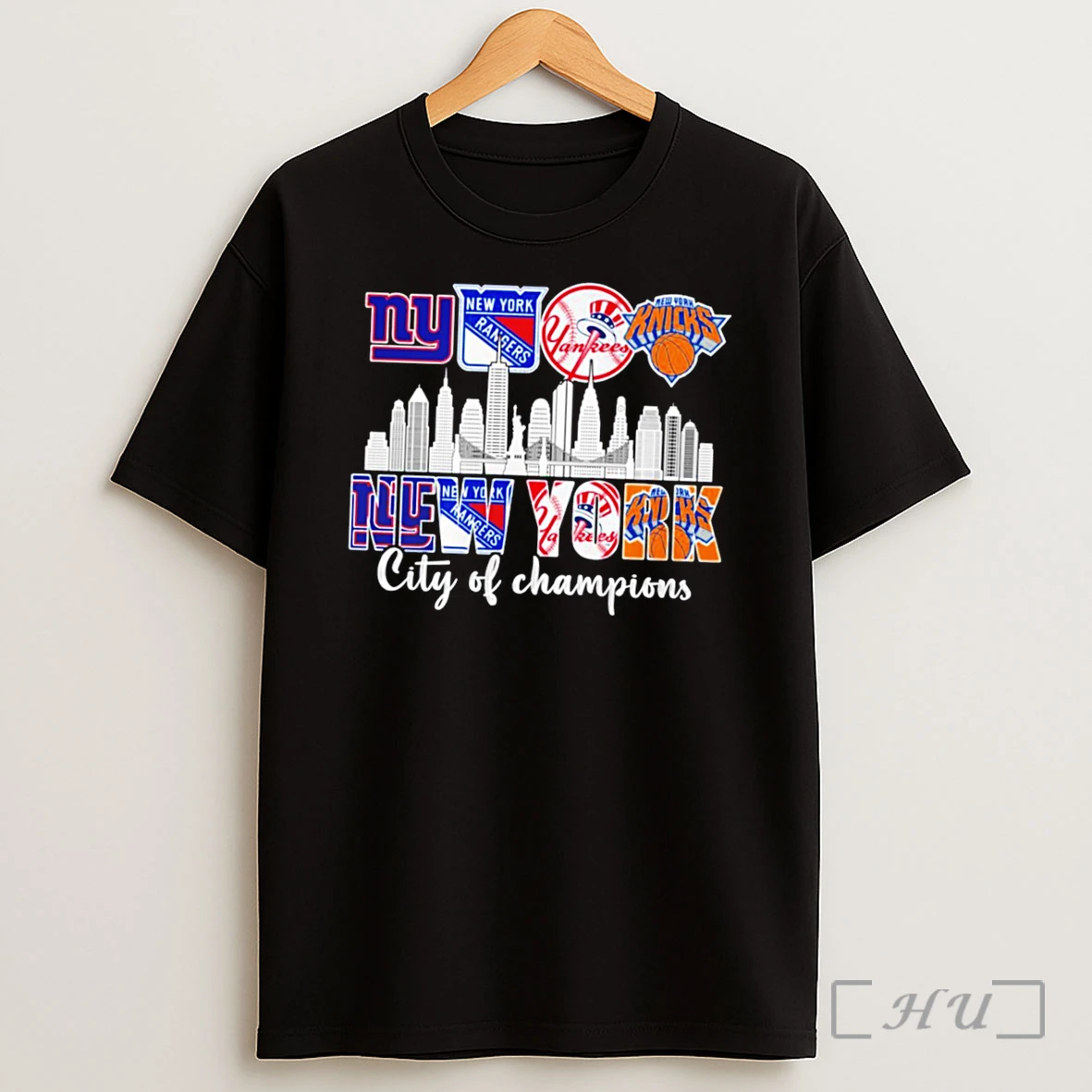 Officials New York Sports City Of Champions Skyline Tee Premium Shirt Sweatshirt Tee