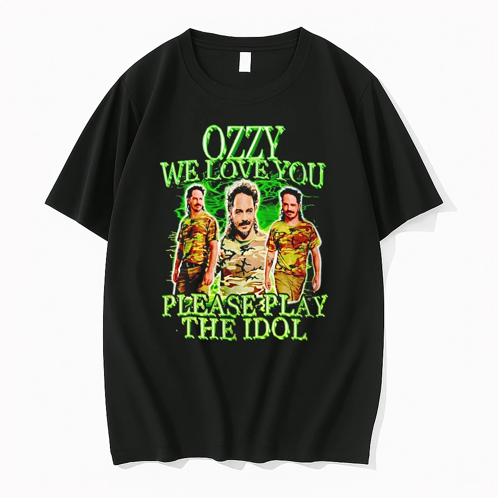 Officials Ozzy Survivor We Love You Please Play The Idol Graphic Premium T Shirt Sweatshirt Hoodie