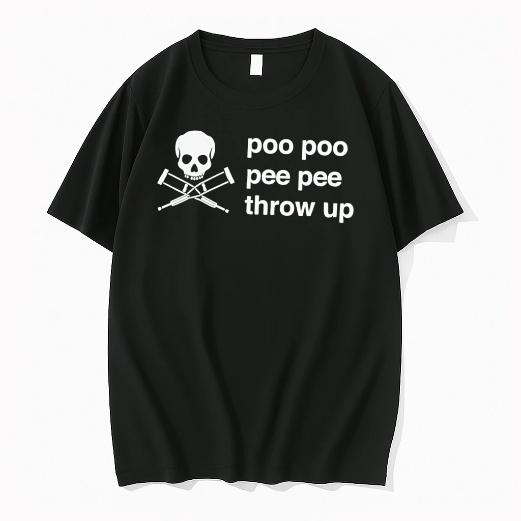 Officials Poo Poo Pee Pee Throw Up Skull Tee Premium T Shirt Sweatshirt Hoodie