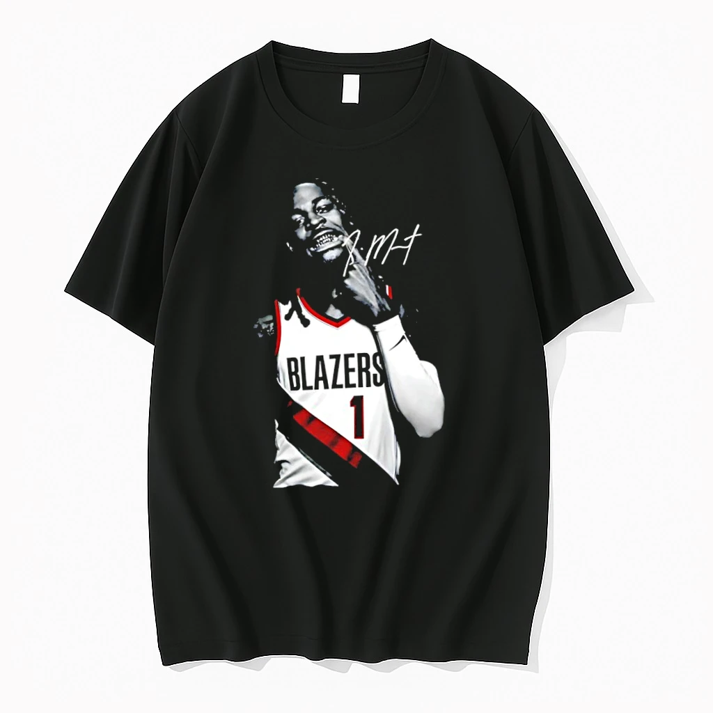 Officials Portland Trail Blazers Number 1 Ja Signature Premium T Shirt Sweatshirt Hoodie