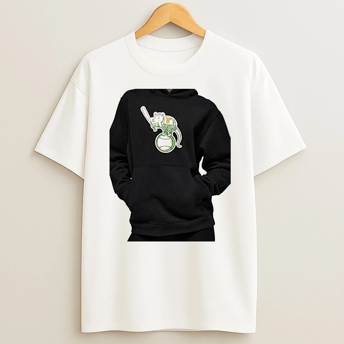 Officials Possum Oakland Ballers Mascot Baseball Premium T Shirt Sweatshirt Hoodie