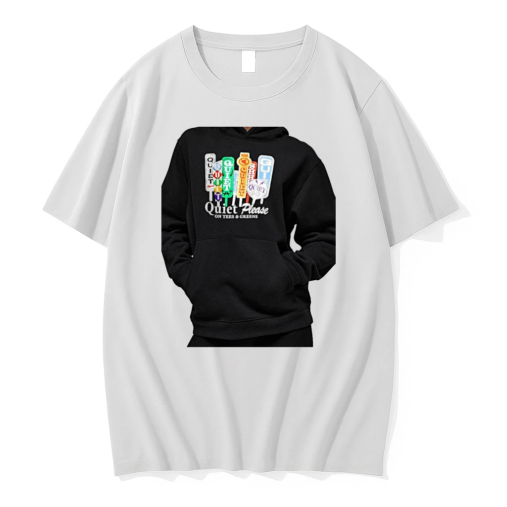 Officials Quiet Please On Tees And Greens Golf Tournament Crowd Control Premium T Shirt Sweatshirt Hoodie