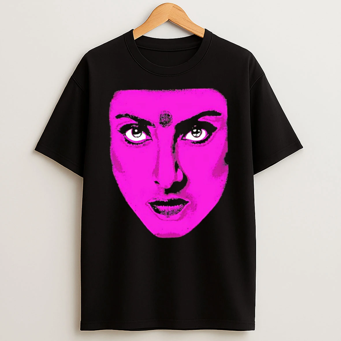 Officials Rekha Big Face Icey Pink Bollywood Indian Cinema Premium T Shirt Sweatshirt Hoodie