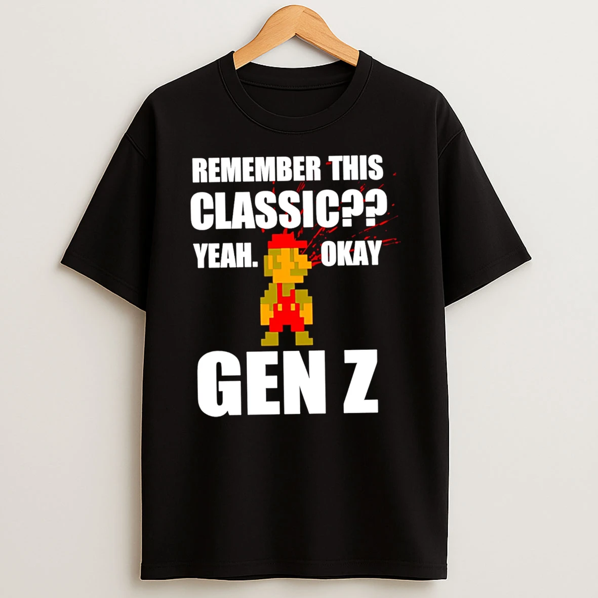 Officials Remember This Classic Yeah Okay Gen Z Mario Premium T Shirt Sweatshirt Hoodie