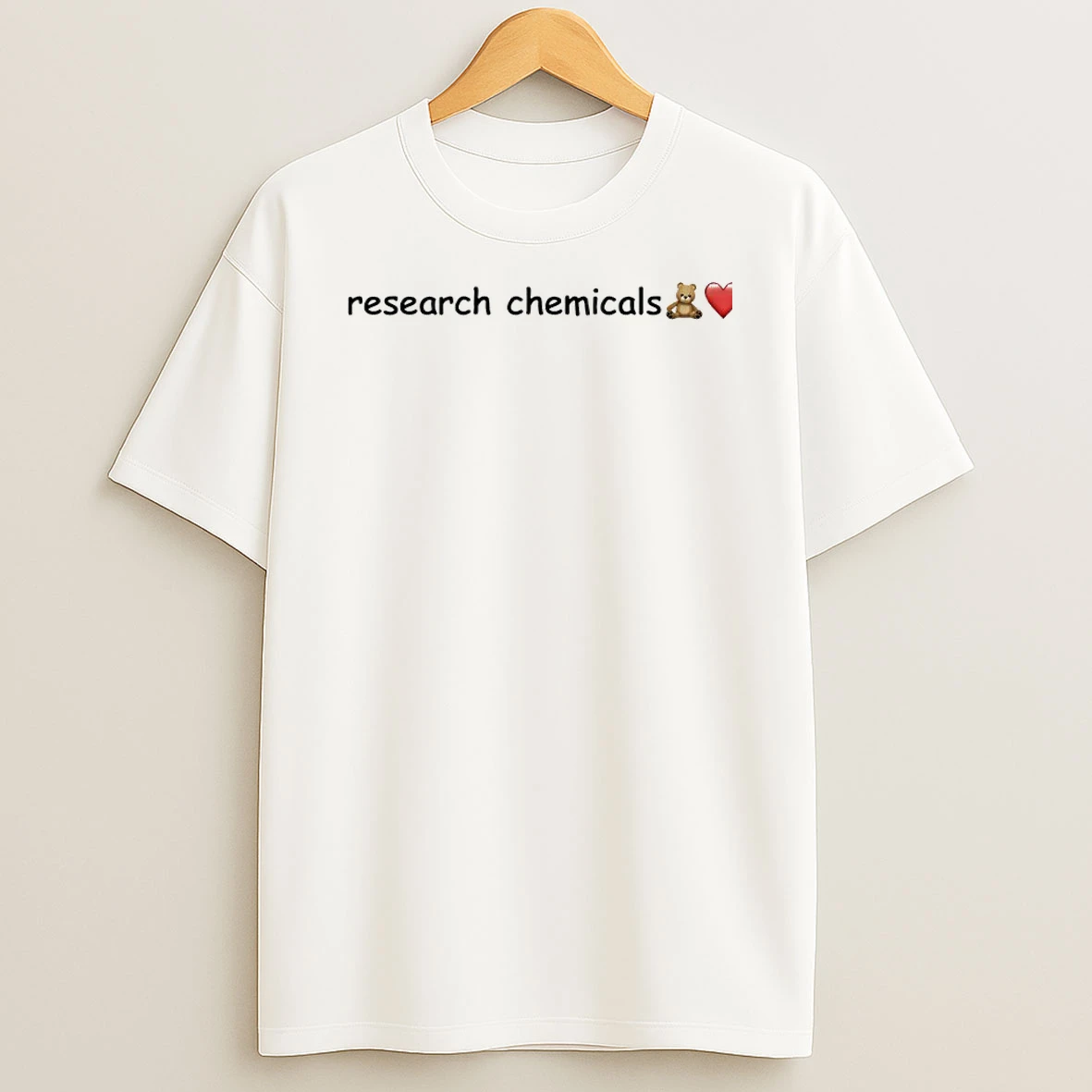 Officials Research Chemicals Teddy Bear Heart Funny Premium T Shirt Sweatshirt Hoodie