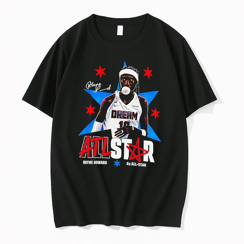 Officials Rhyne Howard Atlanta Dream No 10 4x All Star Signature Tee Premium T Shirt Sweatshirt Hoodie