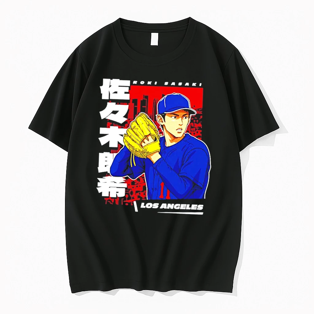 Officials Roki Sasaki Los Angeles 11 Anime Style Baseball Tee Premium T Shirt Sweatshirt Hoodie