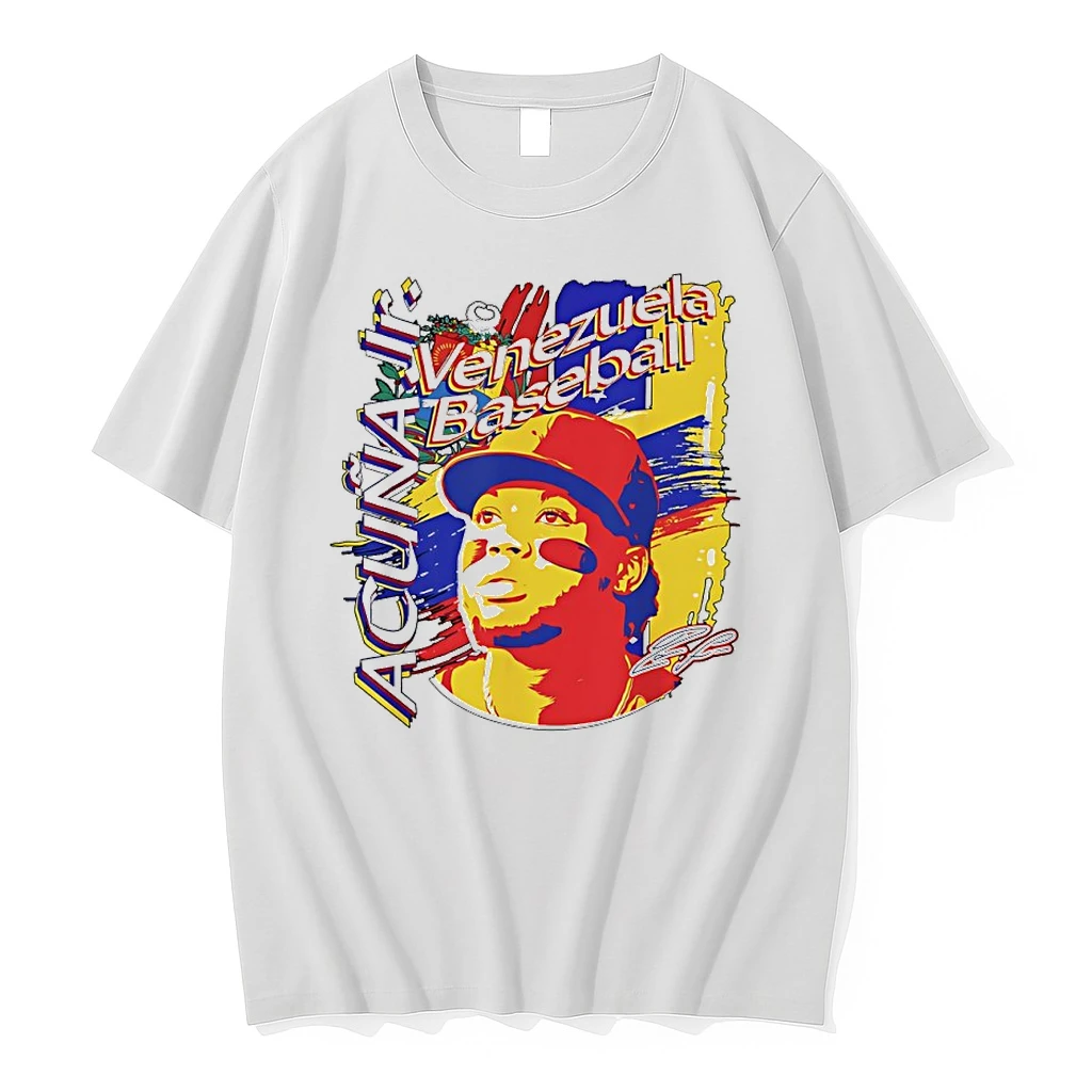 Officials Ronald Acuna Jr Venezuela International Baseball Signature Premium T Shirt Sweatshirt Hoodie