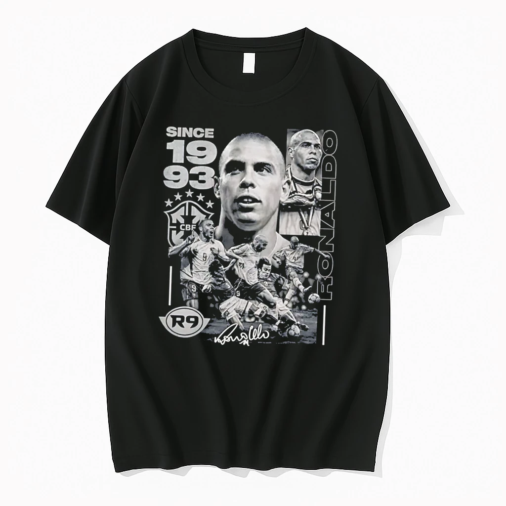 Officials Ronaldo Nazario Brazil National Football Team Since 1993 Retro Tee Premium T Shirt Sweatshirt Hoodie