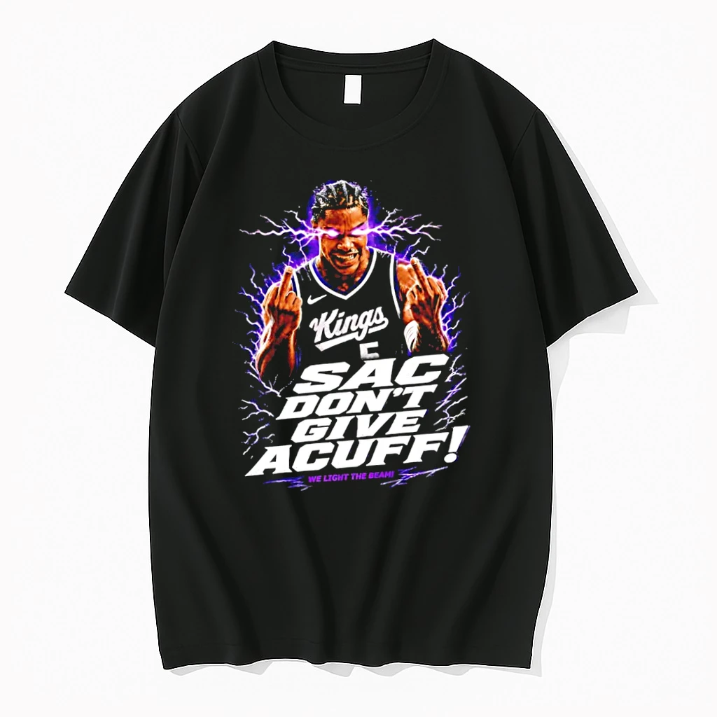Officials Sacramento Kings Darius Acuff Jr Middle Finger Sac Dont Give Acuff We Light The Beam Premium T Shirt Sweatshirt Hoodie