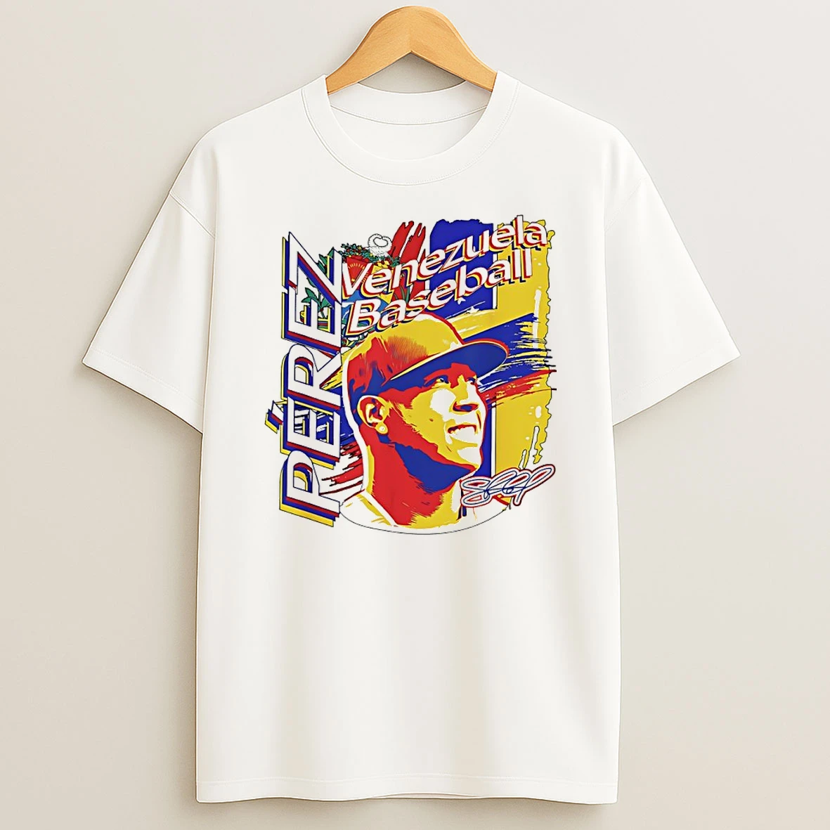 Officials Salvador Perez Venezuela Mlb International Baseball Signature Premium T Shirt Sweatshirt Hoodie