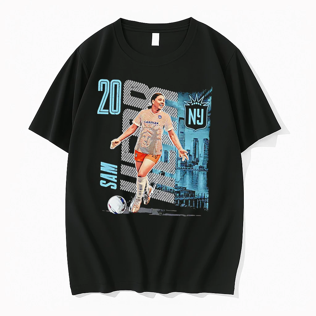 Officials Sam Kerr Gotham Fc Skyline Nwsl Soccer Graphic Tee Premium T Shirt Sweatshirt Hoodie