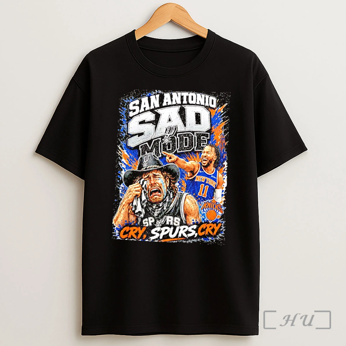 Officials San Antonio Spurs Sad Mode Cry Spurs Cry New York Knicks 2026 World Champions Tee Premium Shirt Sweatshirt Tee