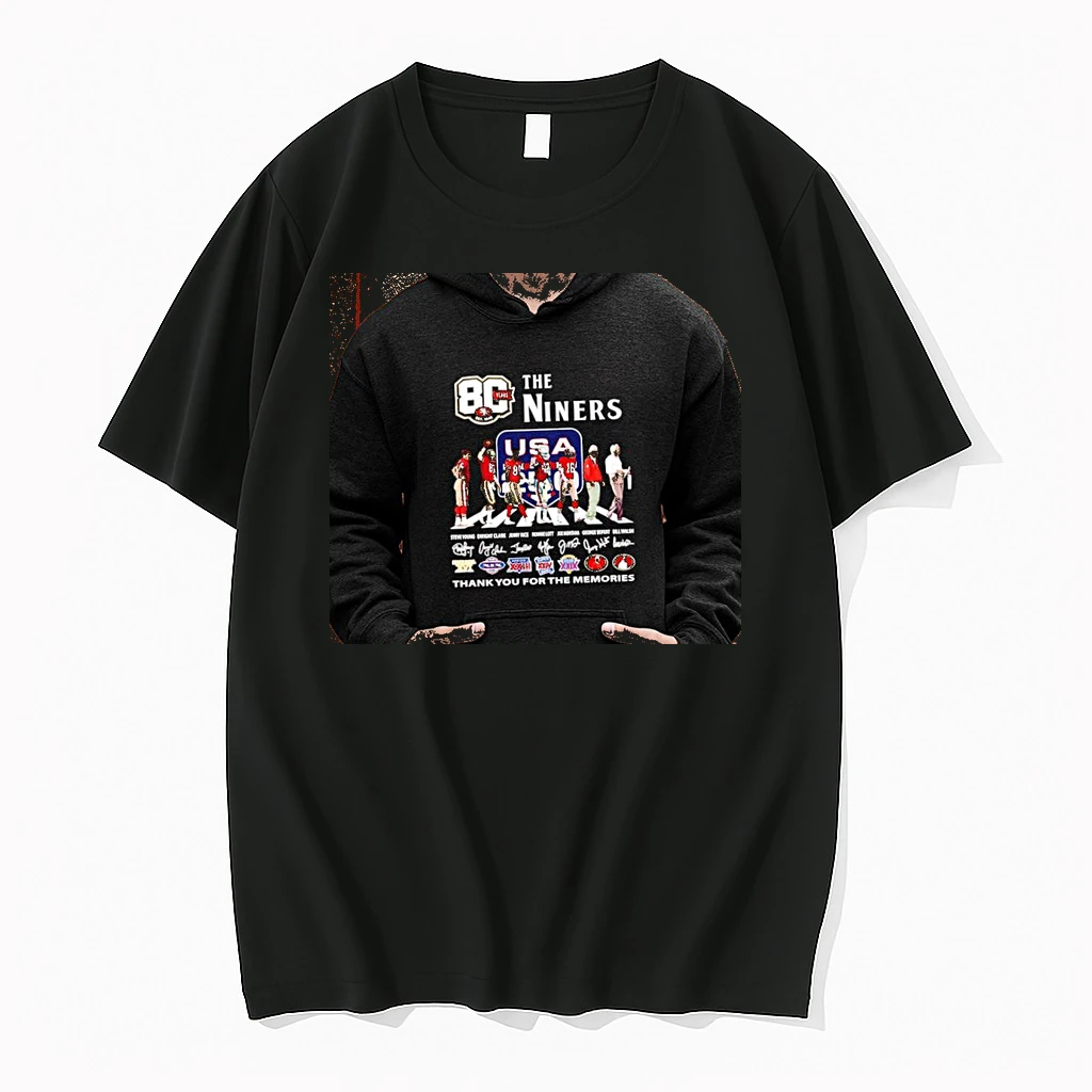Officials San Francisco 49ers 250th Anniversary Thank You For The Memories Player Cross The Road Premium T Shirt Sweatshirt Hoodie