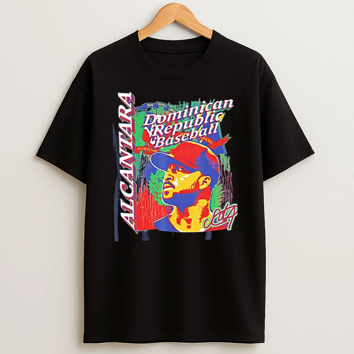 Officials Sandy Alcantara Mlb Dominican Republic Baseball Signature Premium T Shirt Sweatshirt Hoodie