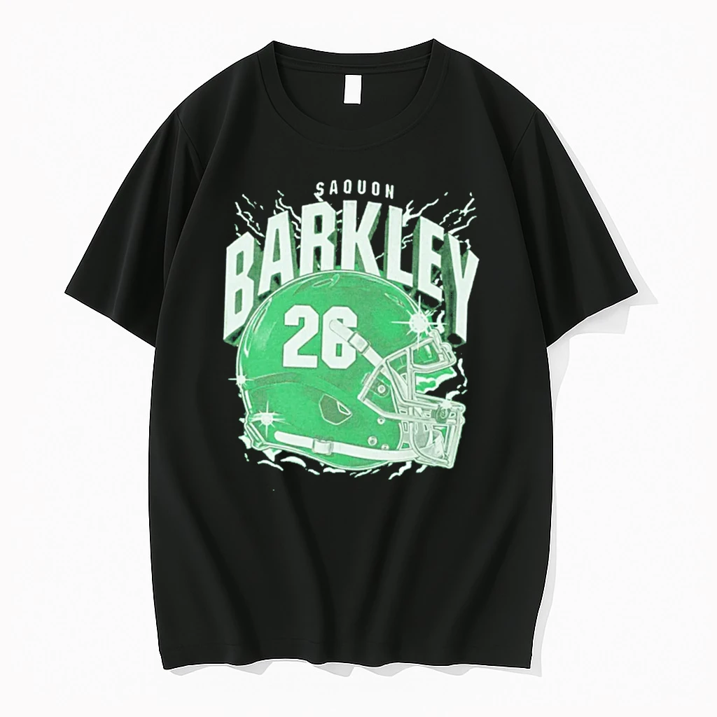 Officials Saquon Barkley 26 Philadelphia Eagles Retro Helmet Tee Premium T Shirt Sweatshirt Hoodie