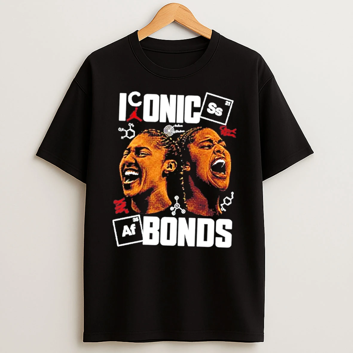 Officials Sarah Strong And Azzi Fudd Uconn Huskies Basketball Iconic Bonds Tee Premium T Shirt Sweatshirt Hoodie