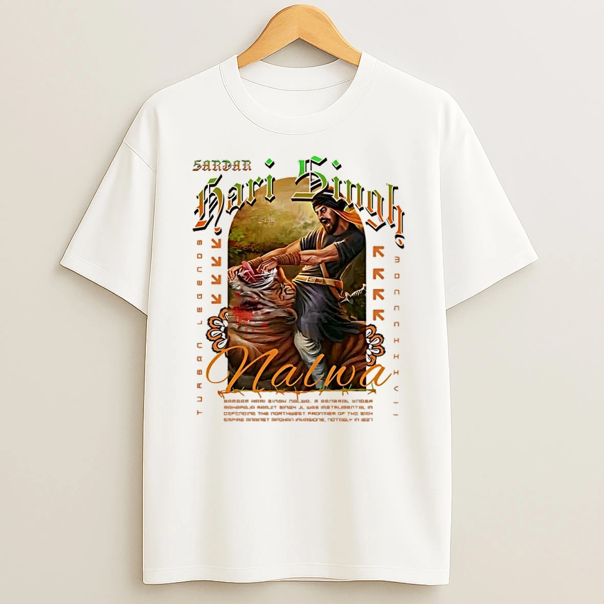 Officials Sardar Hari Singh Nalwa Turban Legends Premium T Shirt Sweatshirt Hoodie