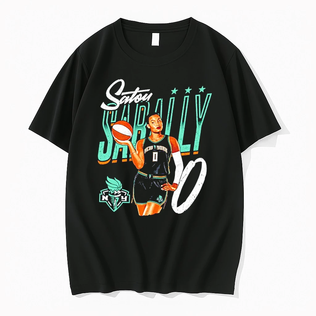 Officials Satou Sabally New York Liberty Pose Signature Tee Premium T Shirt Sweatshirt Hoodie