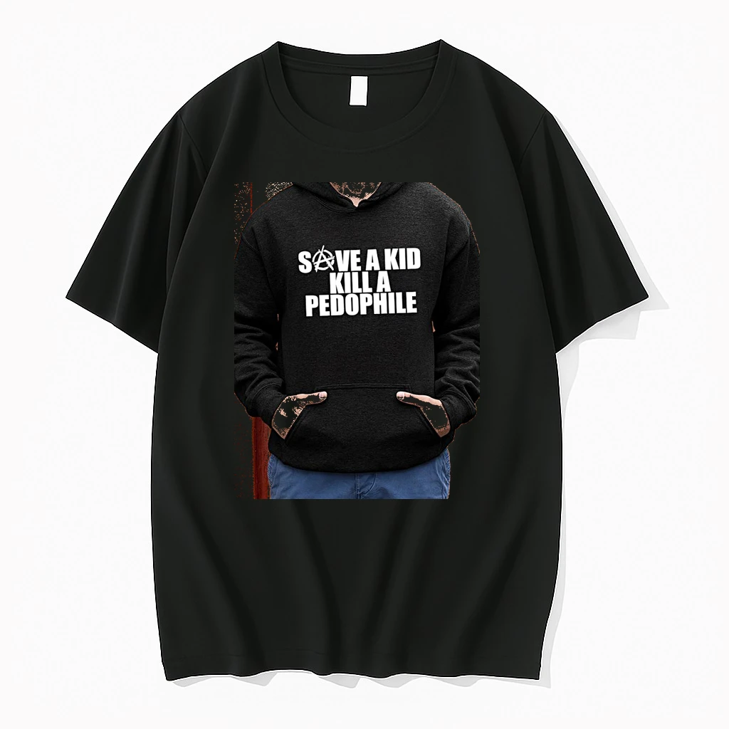 Officials Save A Kid Kill A Pedophile Anarchy Symbol Message Premium T Shirt Sweatshirt Hoodie