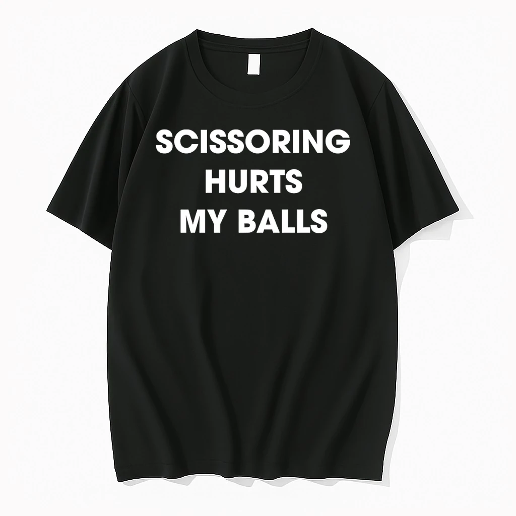 Officials Scissoring Hurts My Balls 2026 Premium T Shirt Sweatshirt Hoodie