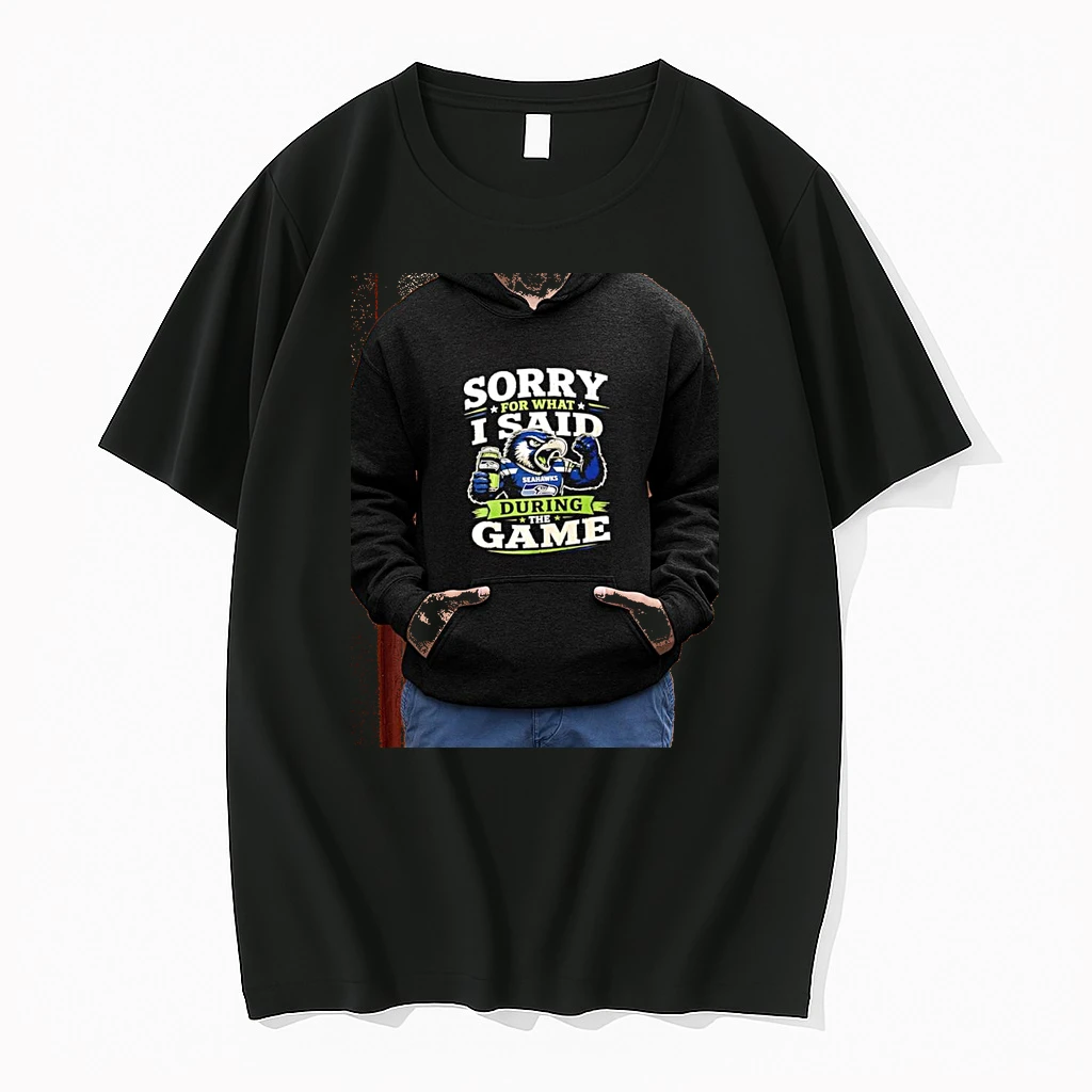 Officials Seahawks Seattle Nfl Sorry For What I Said During The Game Mascot Premium T Shirt Sweatshirt Hoodie