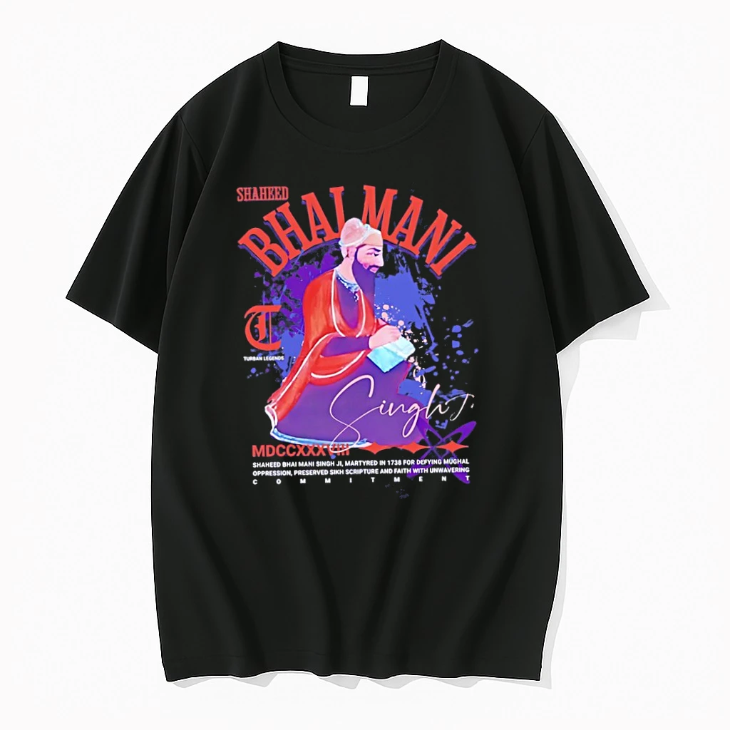 Officials Shaheed Bhai Mani Singh Ji Turban Legends 1738 Premium T Shirt Sweatshirt Hoodie