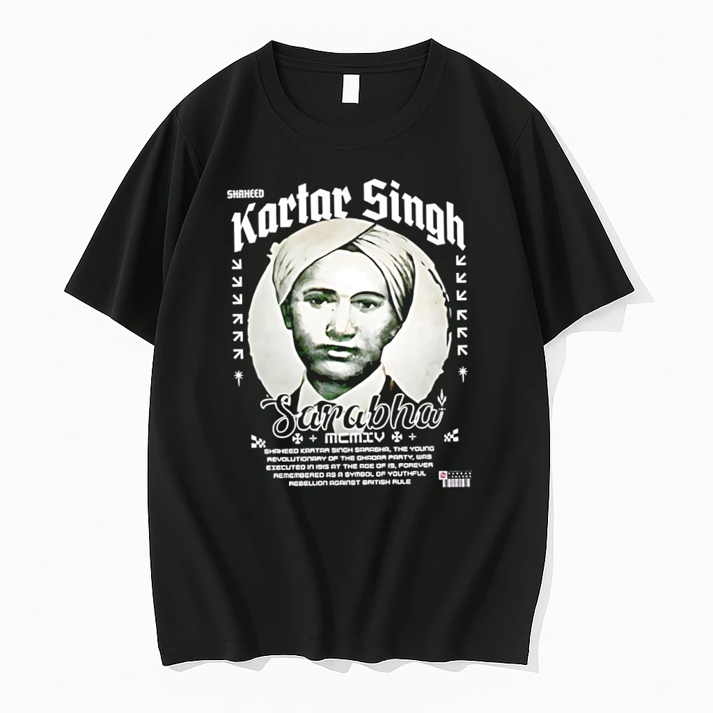 Officials Shaheed Kartar Singh Sarabha Ghadar Party Revolutionary Premium T Shirt Sweatshirt Hoodie
