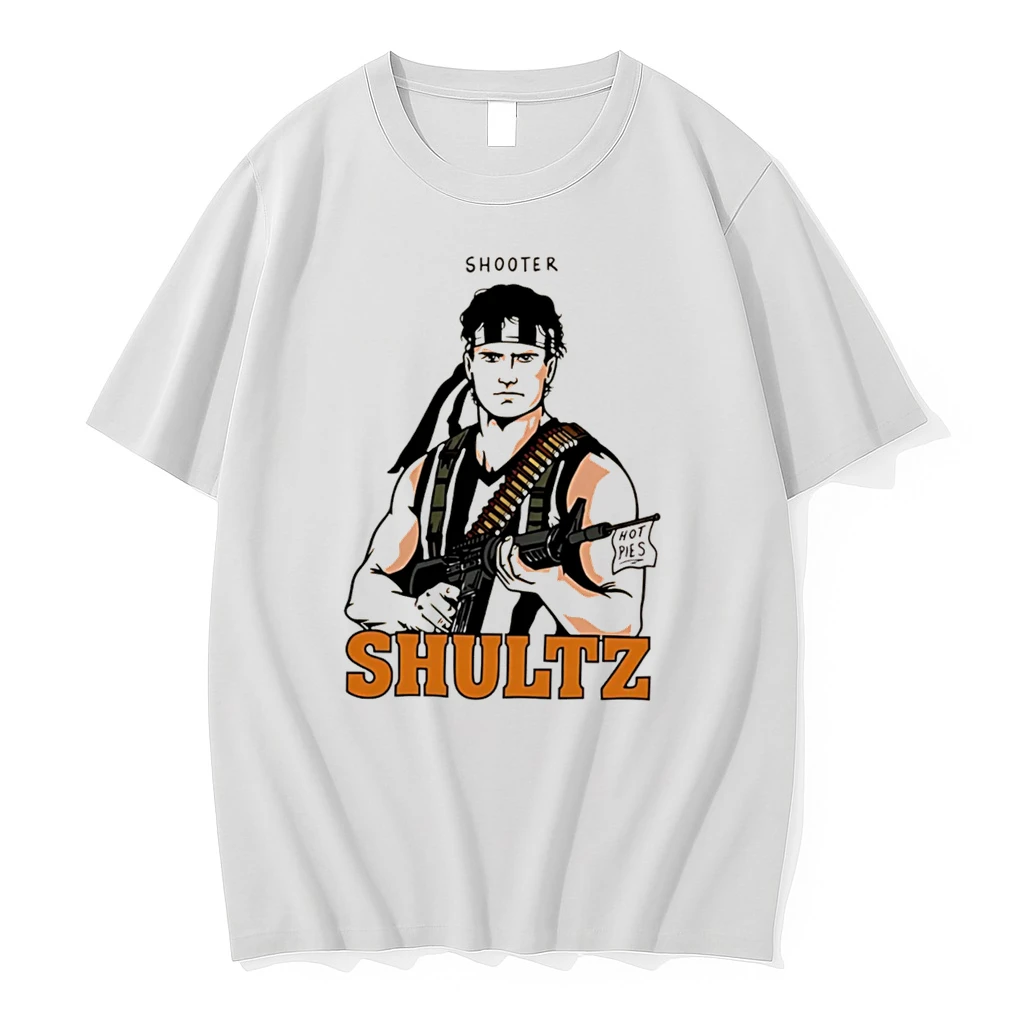 Officials Shooter Shultz Hot Pies Rambo Parody Funny Movie Quote Tee Premium T Shirt Sweatshirt Hoodie