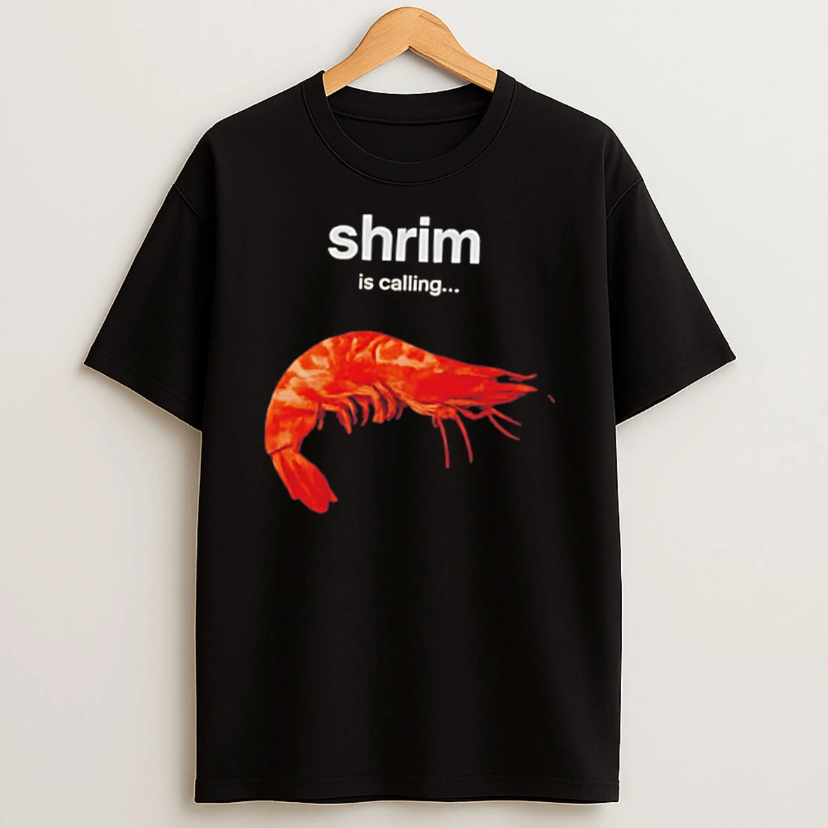 Officials Shrim Is Calling Funny Incoming Call Shrimp Tee Premium T Shirt Sweatshirt Hoodie