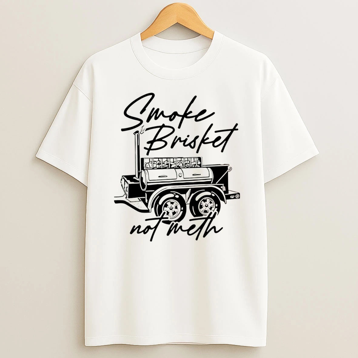 Officials Smoke Brisket Not Meth Barbecue Bbq Grilling Tee Premium T Shirt Sweatshirt Hoodie