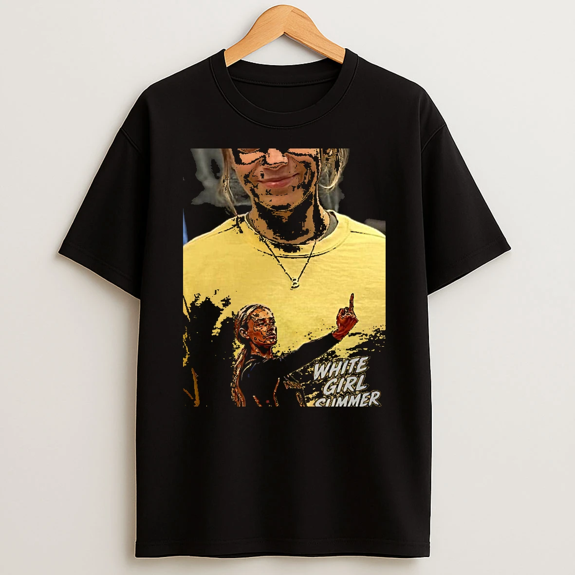 Officials Sophie Cunningham Indiana Fever White Girl Summer Middle Finger Premium T Shirt Sweatshirt Hoodie