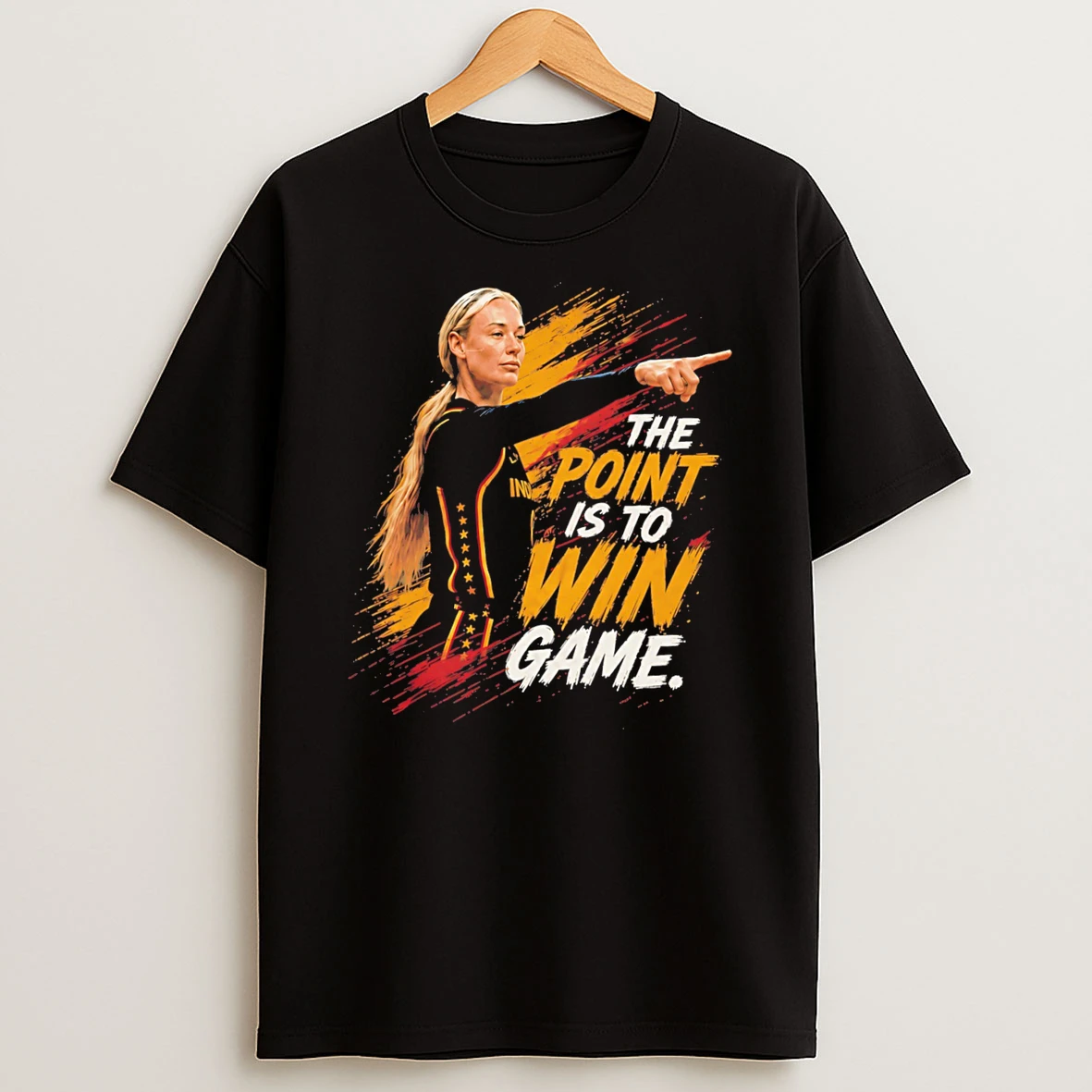 Officials Sophie Indiana Fever The Point Is To Win Game Tee Premium T Shirt Sweatshirt Hoodie