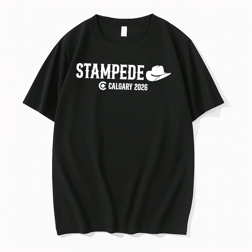 Officials Stampede Calgary 2026 Western Rodeo Souvenir Tee Premium T Shirt Sweatshirt Hoodie