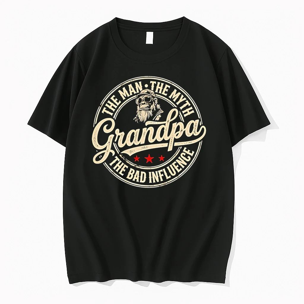 Officials The Man The Myth Grandpa The Bad Influence Premium T Shirt Sweatshirt Hoodie