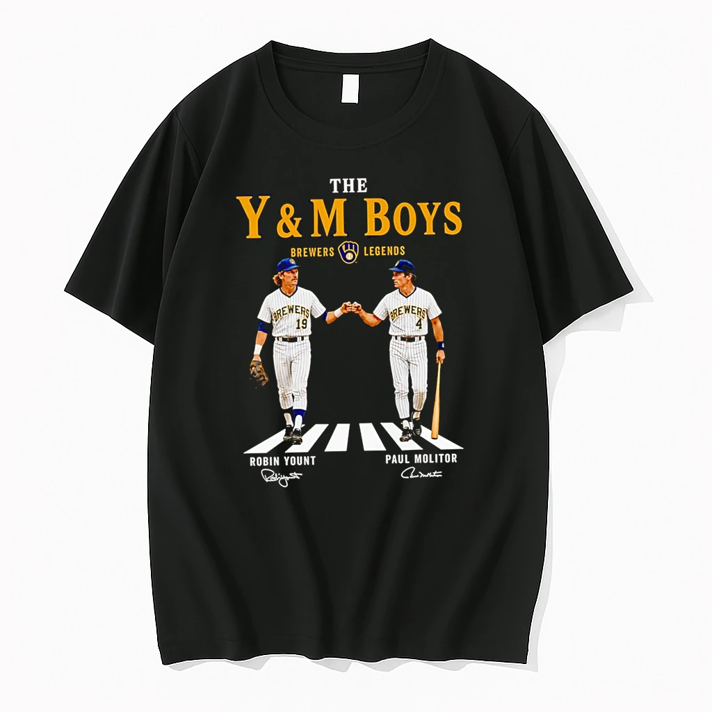 Officials The Ym Boys Brewers Legends Robin Yount Paul Molitor Mlb Premium T Shirt Sweatshirt Hoodie