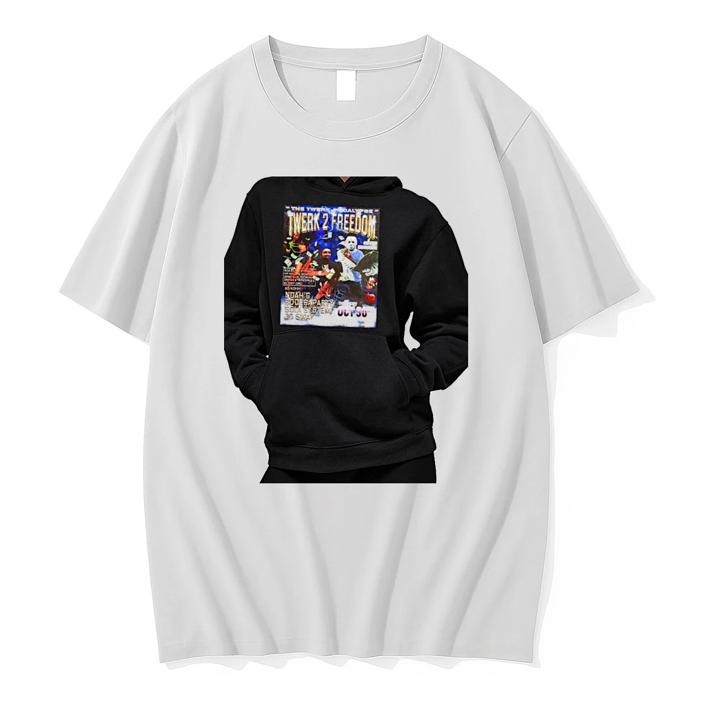 Officials Twerk 2 Freedom Michael Myers Chucky Courage The Cowardly Dog Pianos Nyc Premium T Shirt Sweatshirt Hoodie