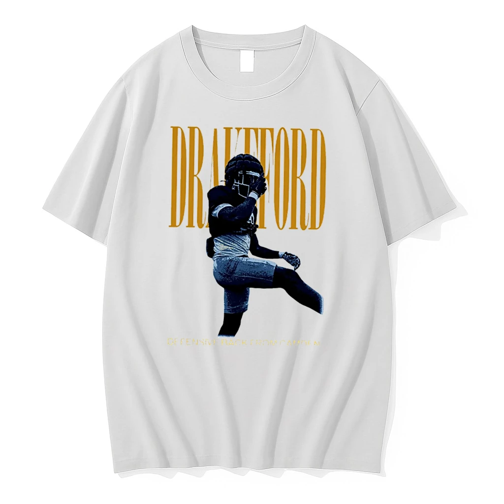 Officials Tylin Drakeford Defensive Back From Camden South Carolina Vintage Tee Premium T Shirt Sweatshirt Hoodie