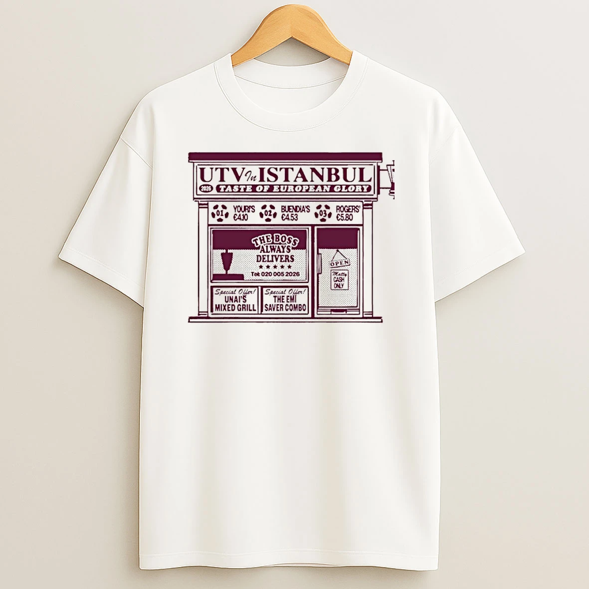 Officials Utv In Istanbul Taste Of European Glory 2026 Premium T Shirt Sweatshirt Hoodie