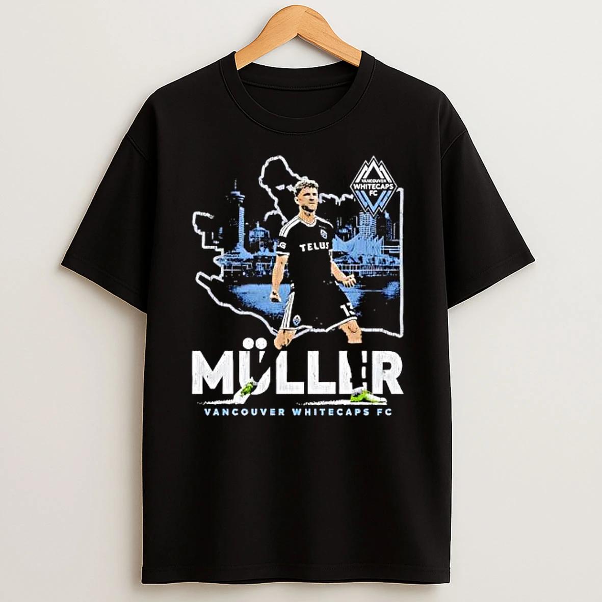 Officials Vancouver Whitecaps Fc Muller Celebrating Goal Vancouver Whitecaps Fc Premium T Shirt Sweatshirt Hoodie