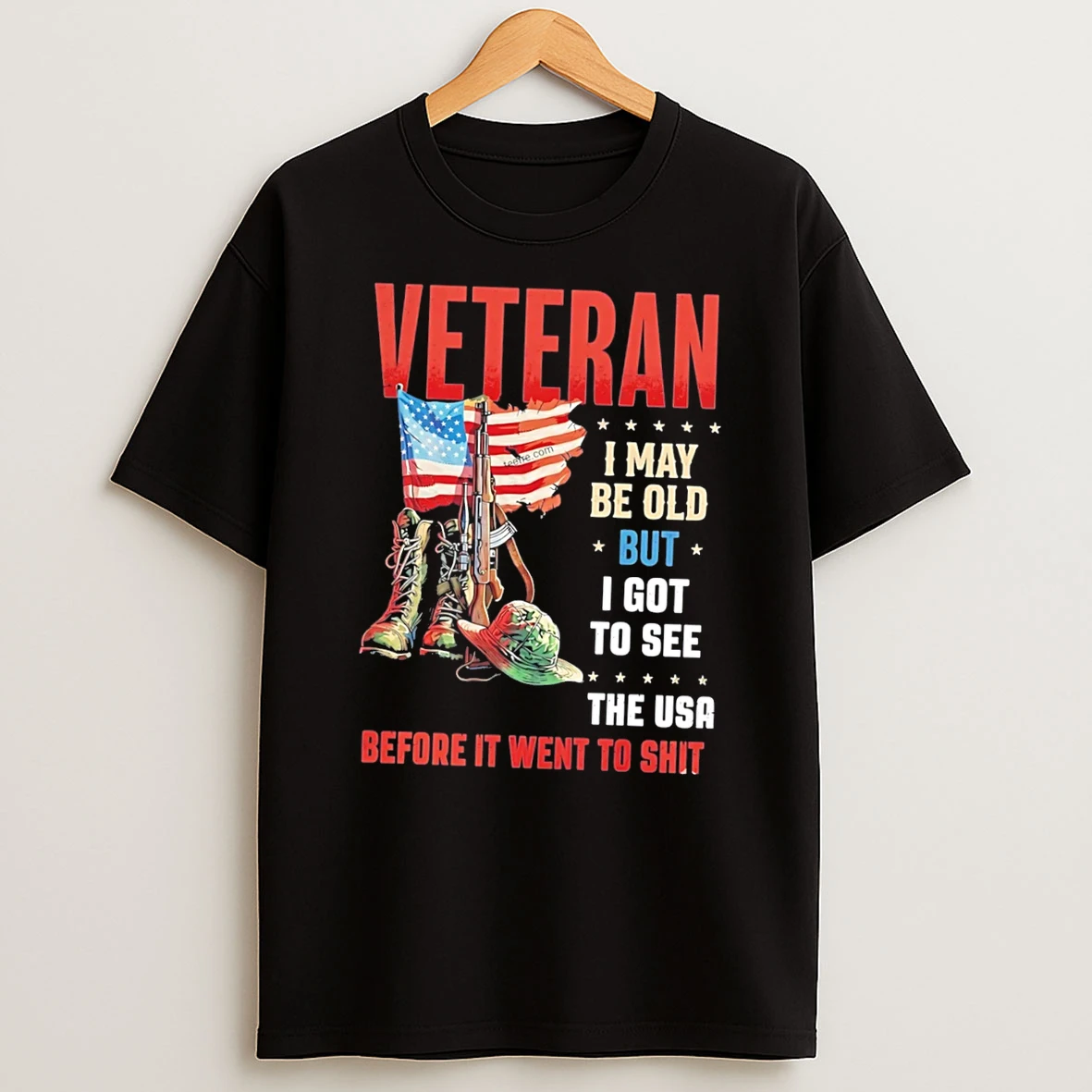 Officials Veteran I May Be Old But I Got To See The Usa Before It Went To Shit Tee Premium T Shirt Sweatshirt Hoodie