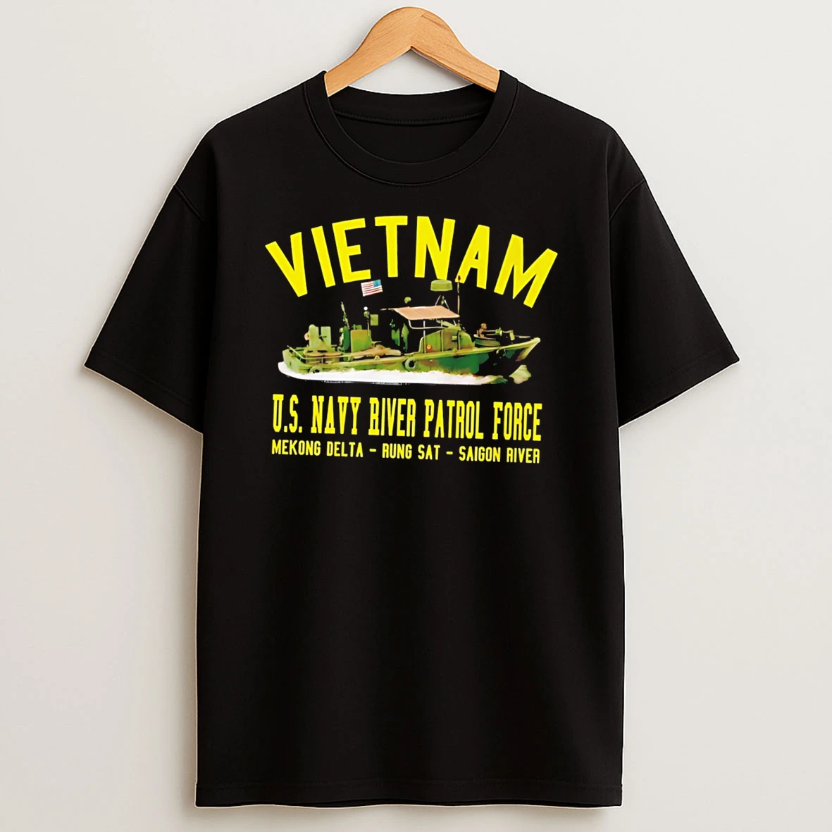 Officials Vietnam Us Navy River Patrol Force Mekong Delta Rung Sat Saigon River Tee Premium T Shirt Sweatshirt Hoodie