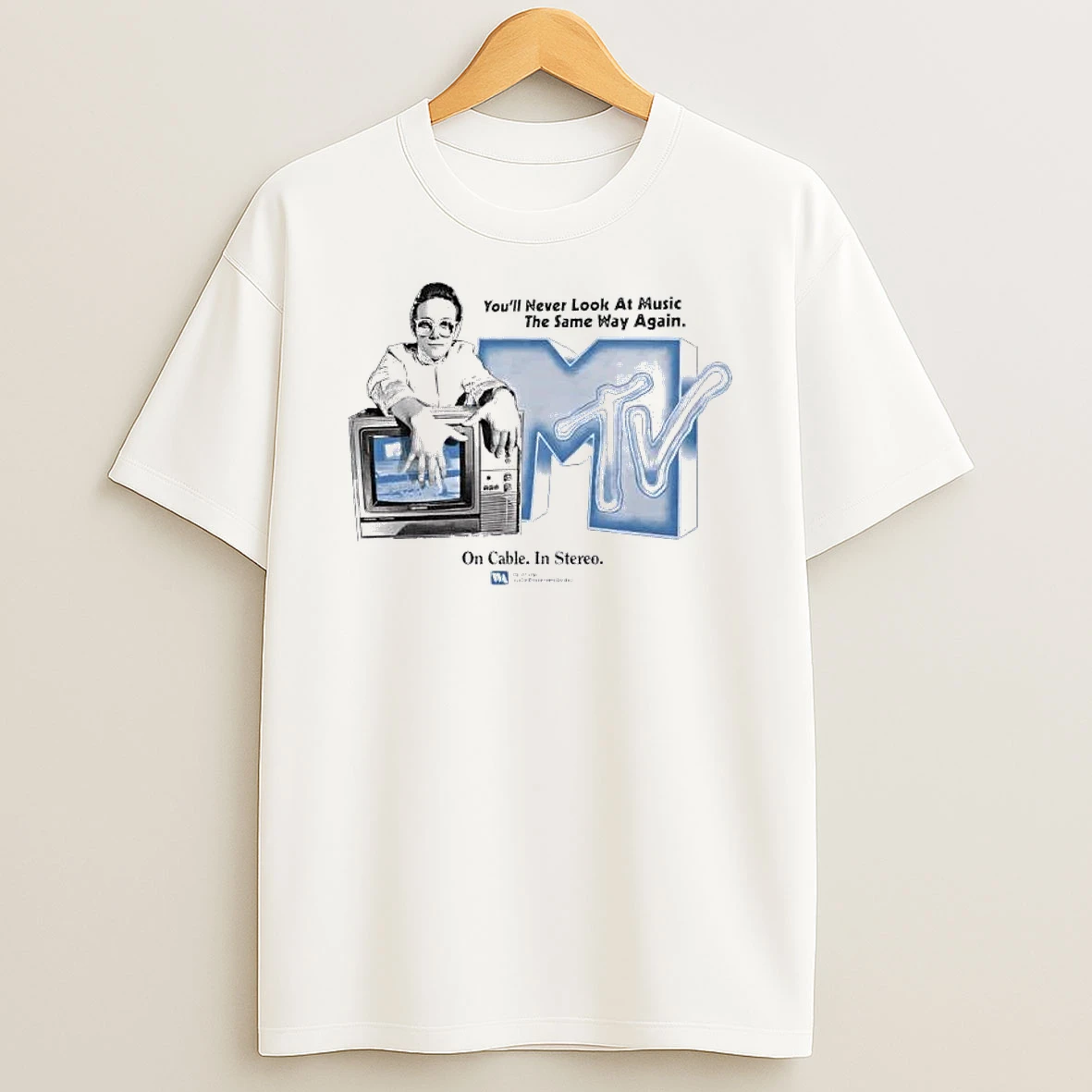 Officials Vintage Mtv Youll Never Look At Music The Same Way Again Premium T Shirt Sweatshirt Hoodie