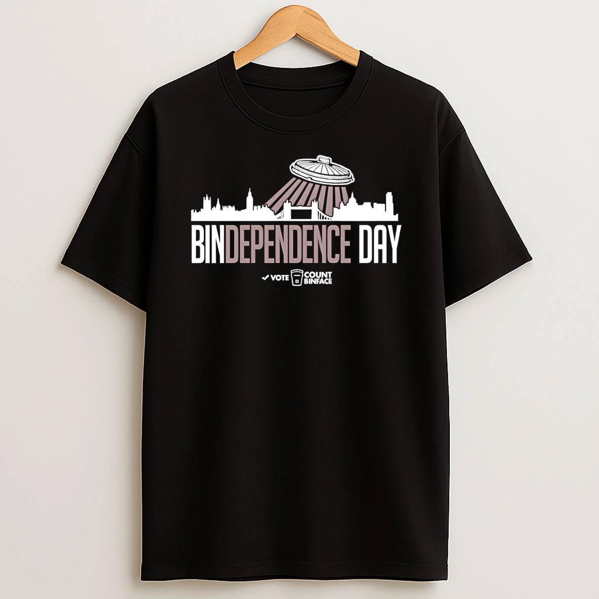 Officials Vote Count Binface Bindependence Day Bin Day Is Coming Political Premium T Shirt Sweatshirt Hoodie