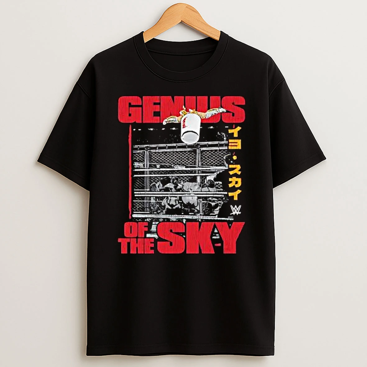 Officials Wwe Iyo Sky Genius Of The Sky Japanese Text Professional Wrestling Premium T Shirt Sweatshirt Hoodie