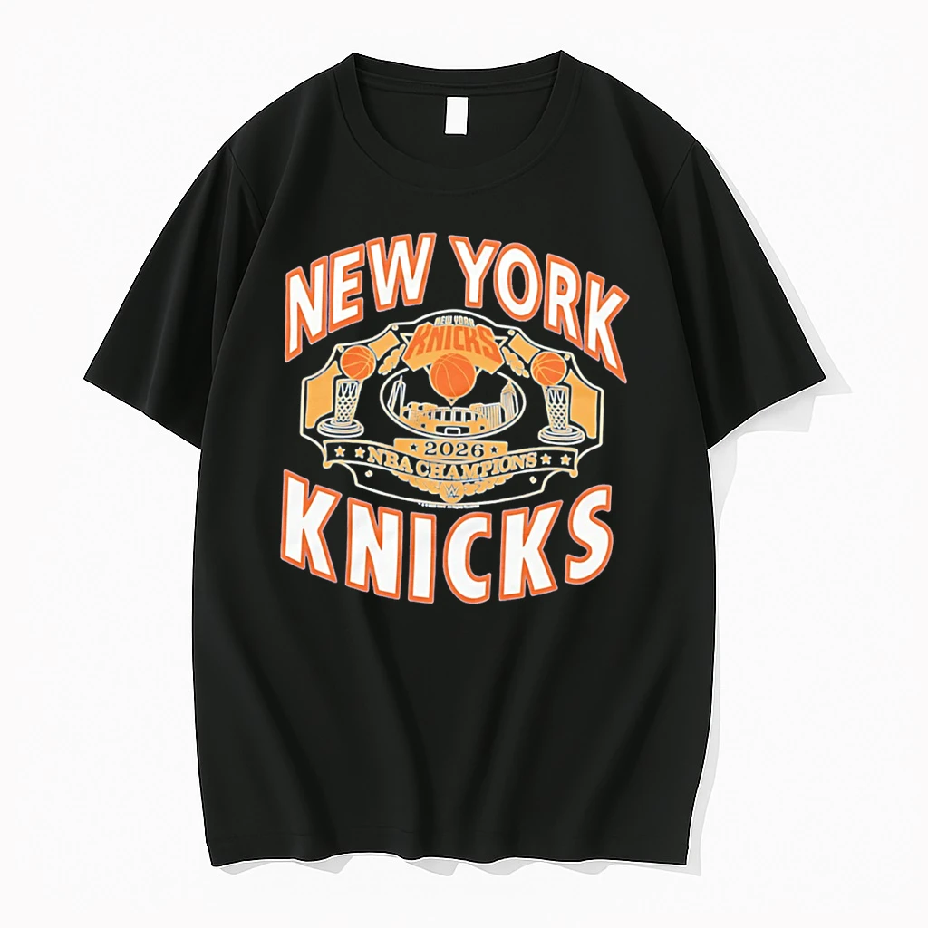 Officials Wwe X New York Knicks Nba Champions 2026 Tee Premium T Shirt Sweatshirt Hoodie