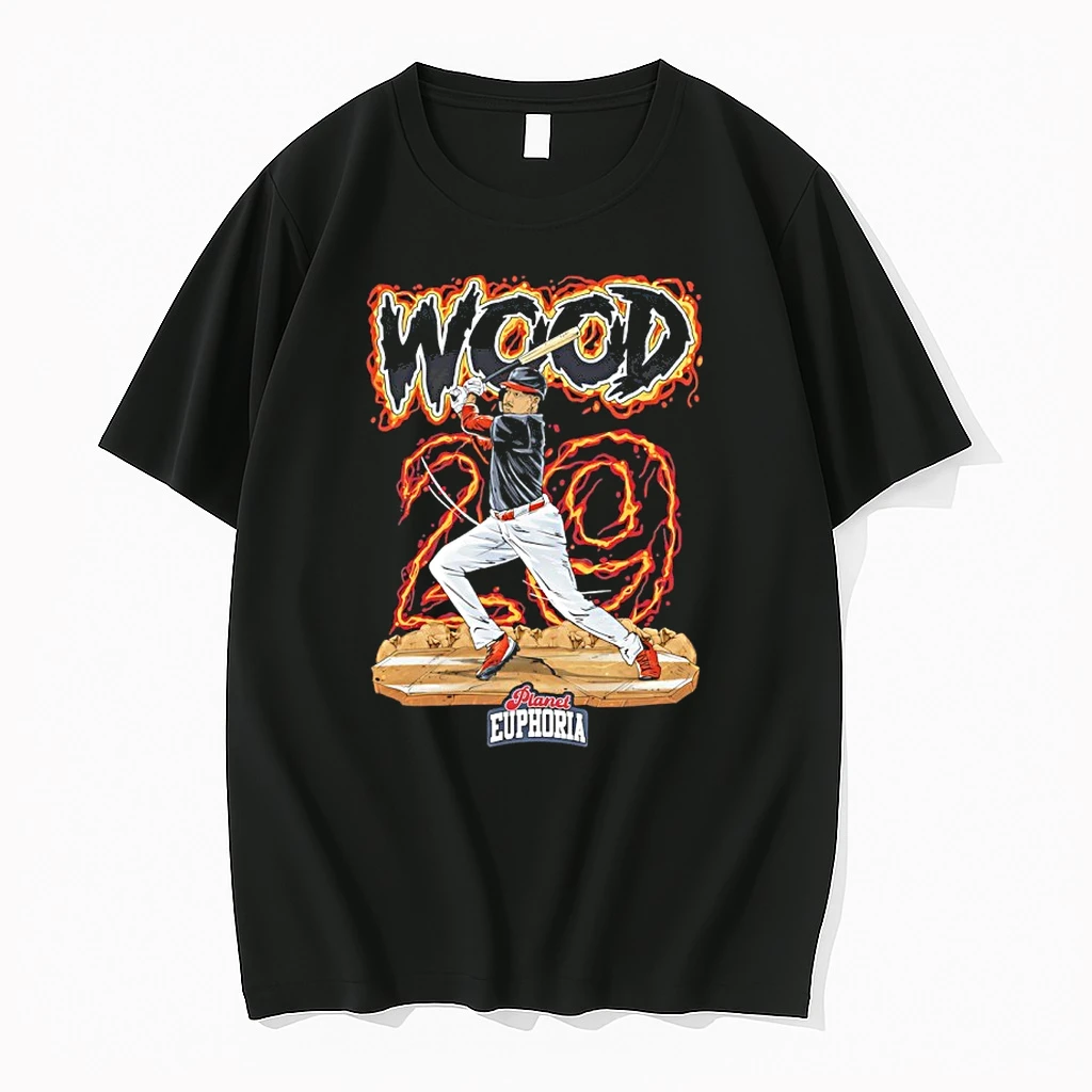 Officials Washington Nationals James Wood Flame Comic Graphic Premium T Shirt Sweatshirt Hoodie