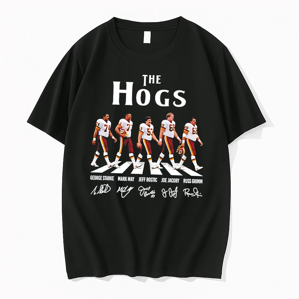 Officials Washington Redskins The Hogs Abbey Road Signature Tee Premium T Shirt Sweatshirt Hoodie